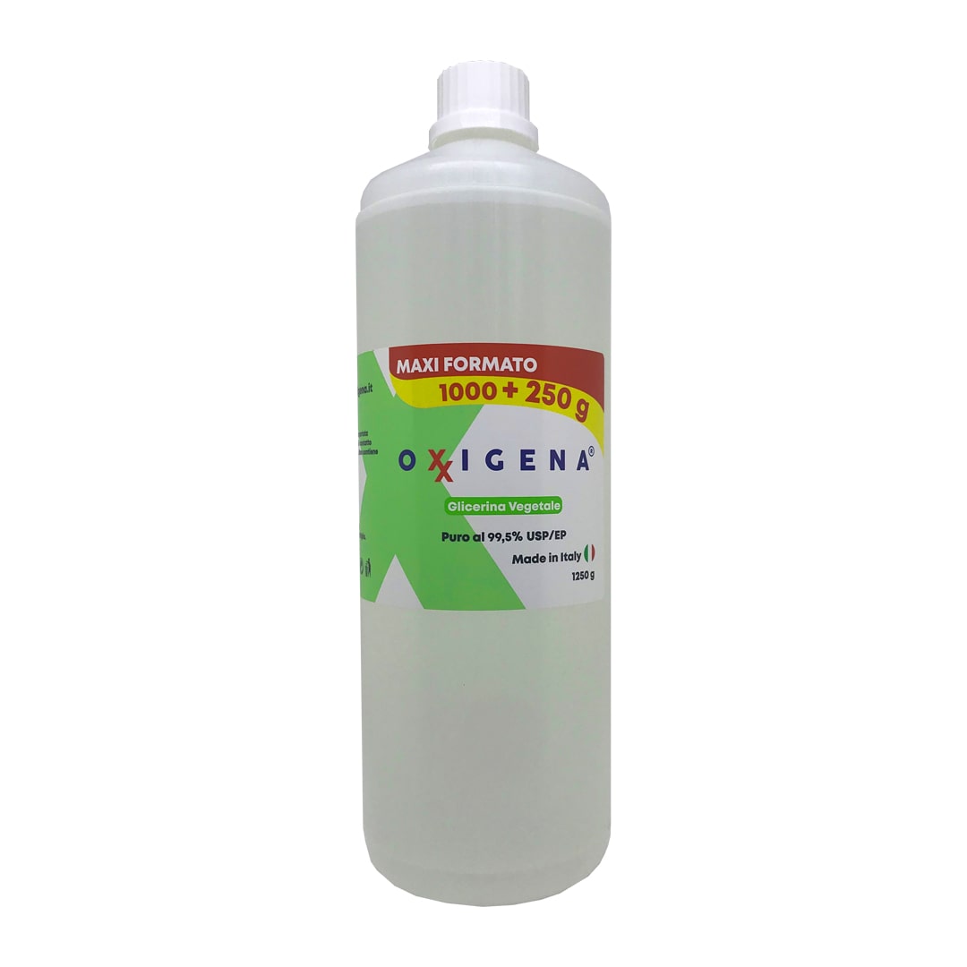 Glicerina Vegetale USP/EP (Glicerolo) – 1L (1000g + 250g)