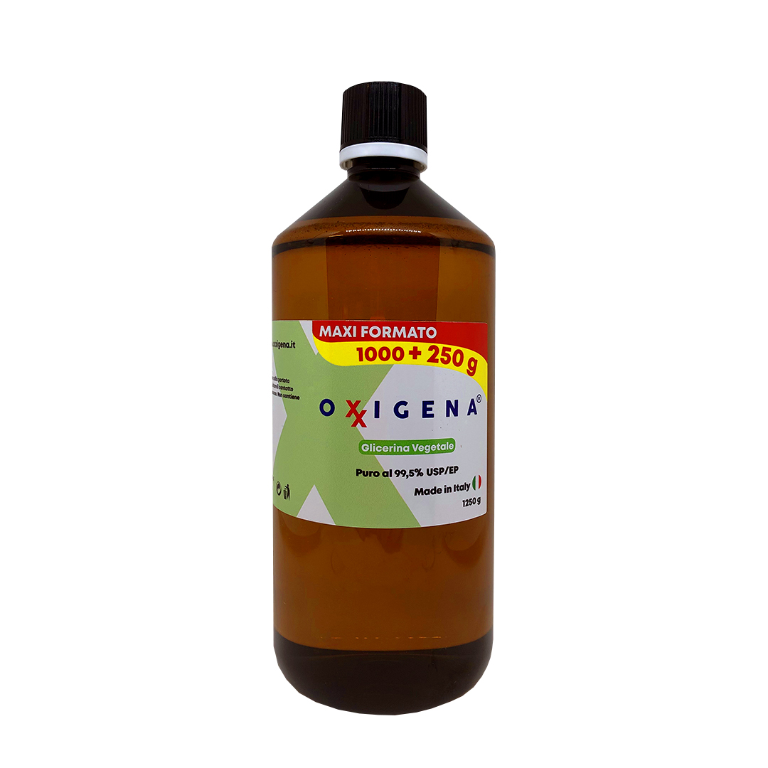 Glicerina Vegetale (Glicerolo) Liquida Pura 225 x 1L (225000ml)